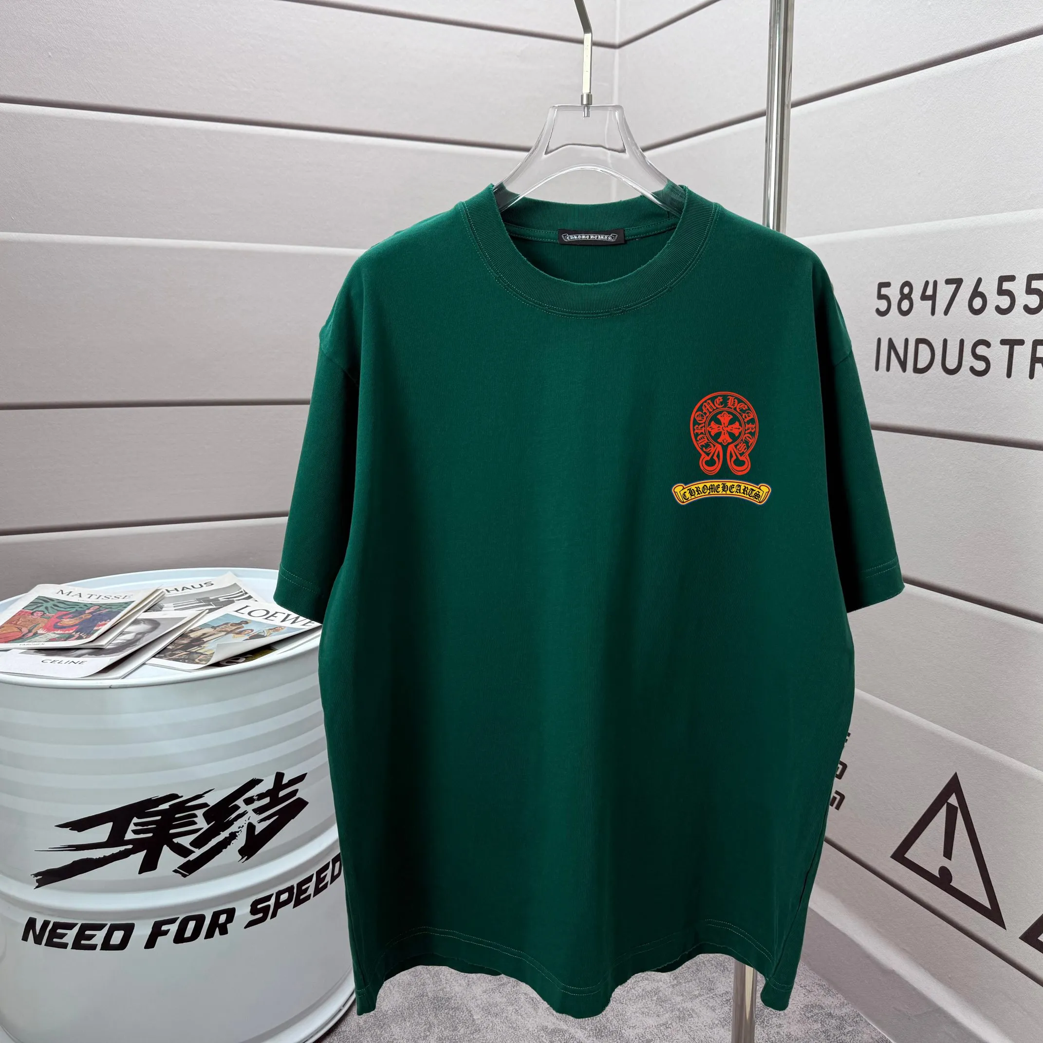 # 95 CH 2026 New Arrival tee Same Style : Green Size :S M L XL XXL Size： S （90-130 ） M （120-150 ） L （140-165 ） XL （160-180 ） XXL （180 ）